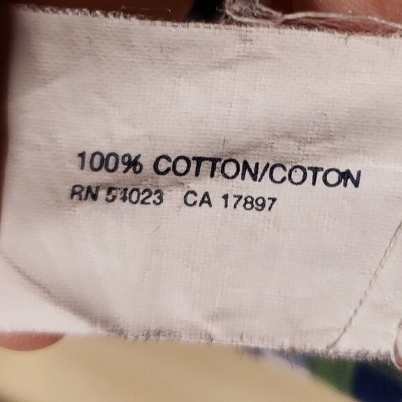 Gap Mens Classic Fit Green Orange Plaid Button Down Small - Picture 5 of 6